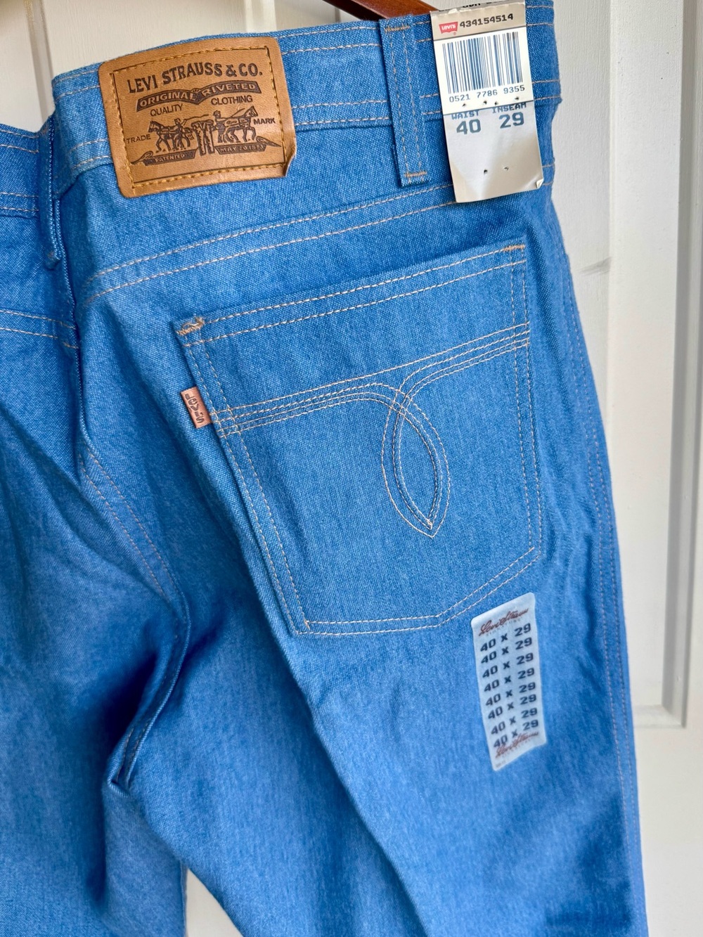 Vintage Levi’s Action Jeans 40x29 Deadstock NWT USA Made 70s 80s